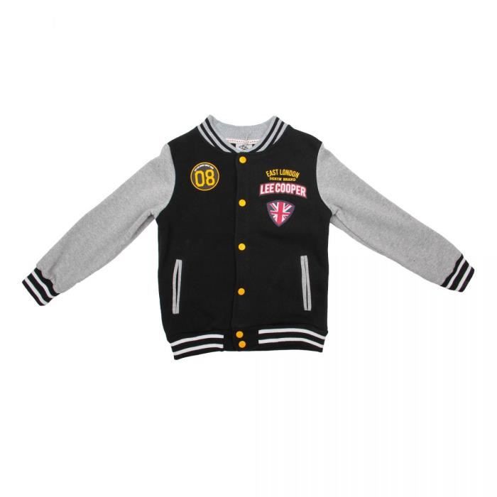 Blouson teddy léger colorblock poches boutons pression Enfant LEE COOPER