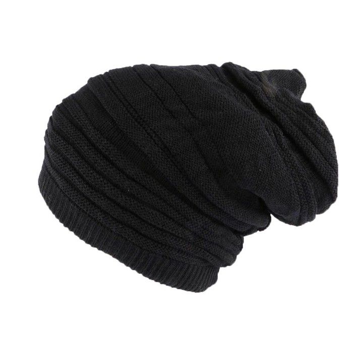 Bonnet Tube noir uni Jaica Rasta Nyls Création - Noir - Taille unique