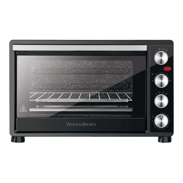 White And Brown MF550B Four électrique convection 55 litres 2200 Watt noir
