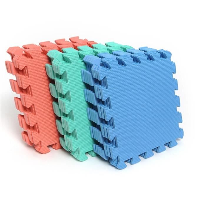 TAPIS D'EVEIL,--Tapis Puzzle en mousse pour enfants, tapis fendu EVA, tapis de jeu pour bébé, activité douce'intérieur, 30cm x 30cm,