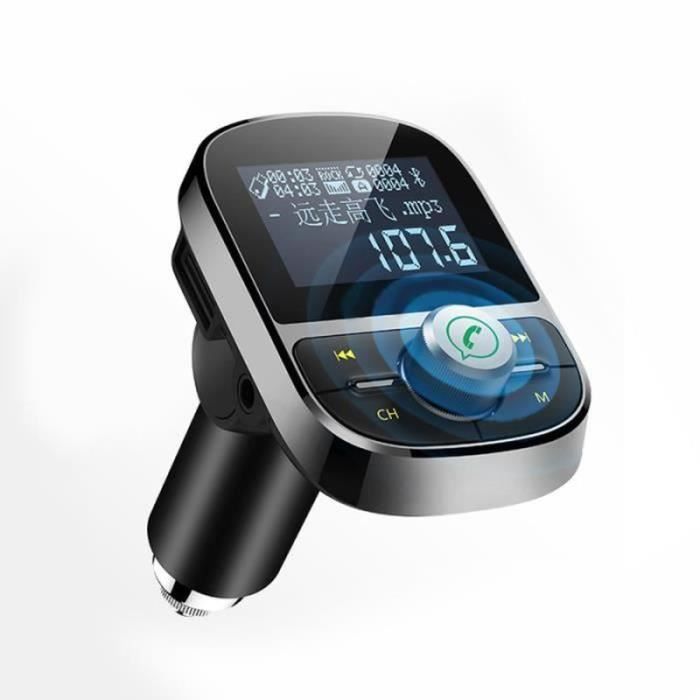 FF27330-Véhicule mp3 Bluetooth récepteur lecteur allume cigare type U disque mains libres téléphone lecteur de musique - Type bl
