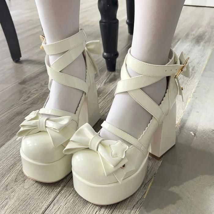 Mary Jane Chaussures classiques confortables à talon bloc épais et
