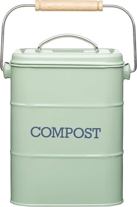 Contenitore Compost Da Cucina Gimel 3.5 L In Metallo Con Filtro Carbone - Anti Odori - Foto 8