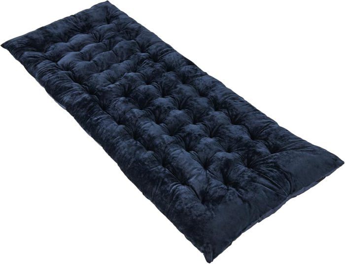 GOPLUS Matelas de Lit de Camping rembourré avec Housse en Velours Matelas de Sommeil 190x70CM Coussin de Lit de Camp