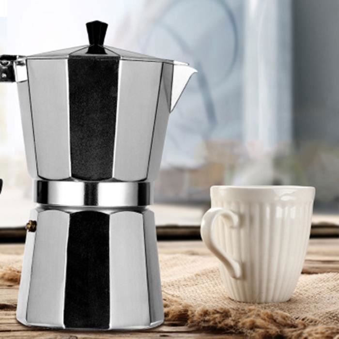 Cafetière50 600ML italien en aluminium moka cafetière européenne en