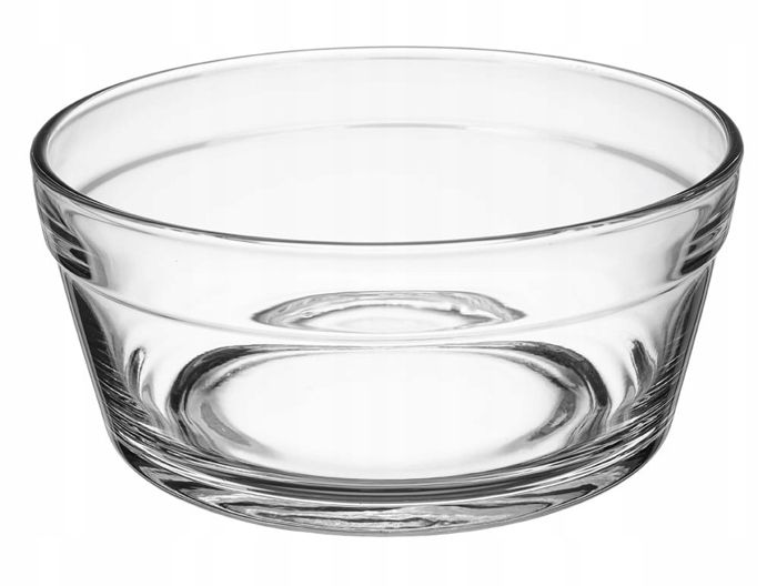 Bol En Verre Trempé KADAX - 13 Cm De Diamètre, Blanc, Vaisselle Polyvalente Pour Salade, Dessert, Fruits - 10