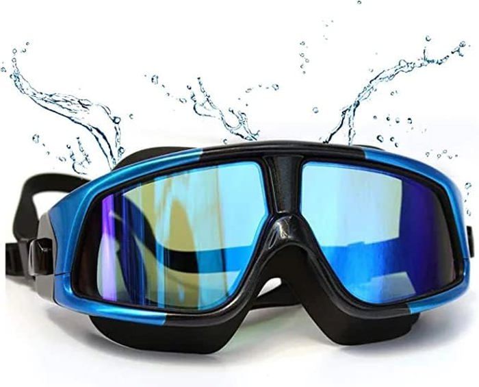 Lunettes de natation protection UV et anti-buée adaptées à une utilisation intérieure et extérieure