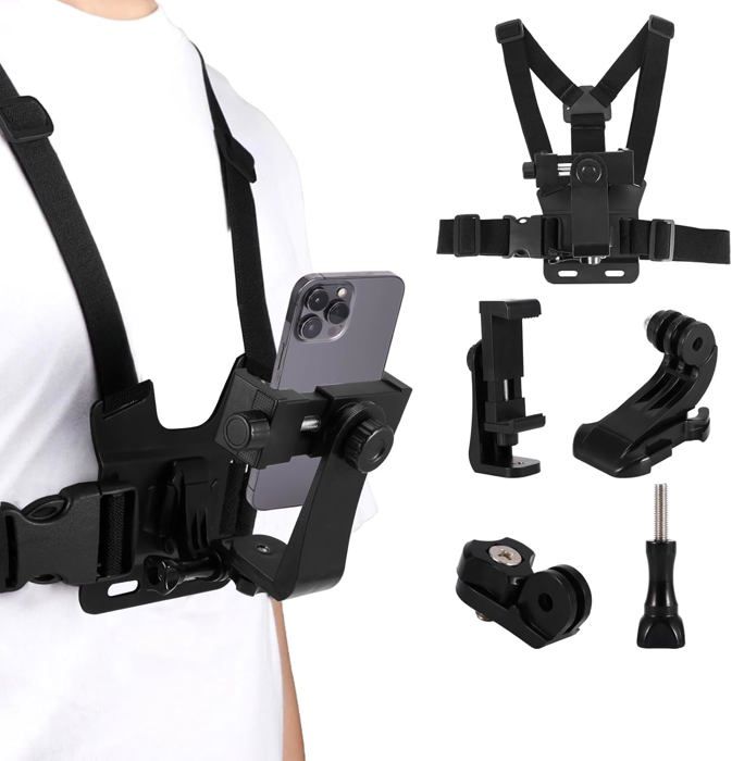 Duokon Harnais De Montage De Poitrine De Caméra De Mouvement Ceinture