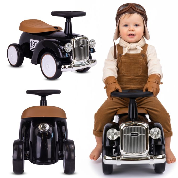 Porteur enfant voiture Retro 12 à 36 mois klaxon