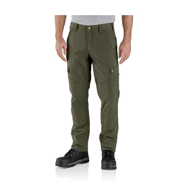 Pantalon cargo doublé polaire RIPSTOP Kaki CARHARTT 105491 - W32-L34