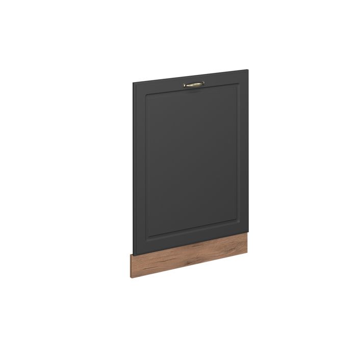 Façade de lave-vaisselle Fame-Line 60cm sans PT Anthracite-or/Chêne de force doré Vicco 54508