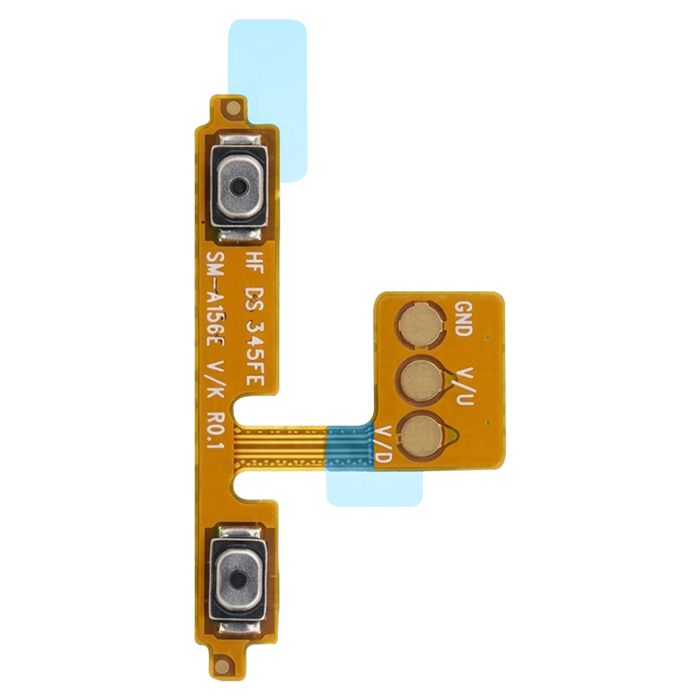 Samsung Nappe Bouton Volume de Remplacement pour Galaxy A15 / M15 5G Service Pack Dorée - vue 2