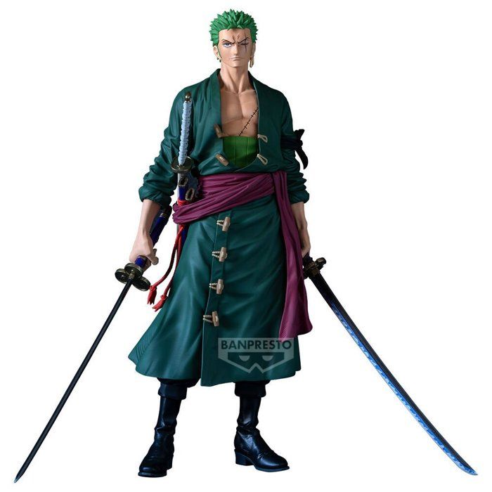 Figurine Premium - BANDAI - Roronoa Zoro (The Anime) - One Piece - Officielle & détaillée - 30 cm