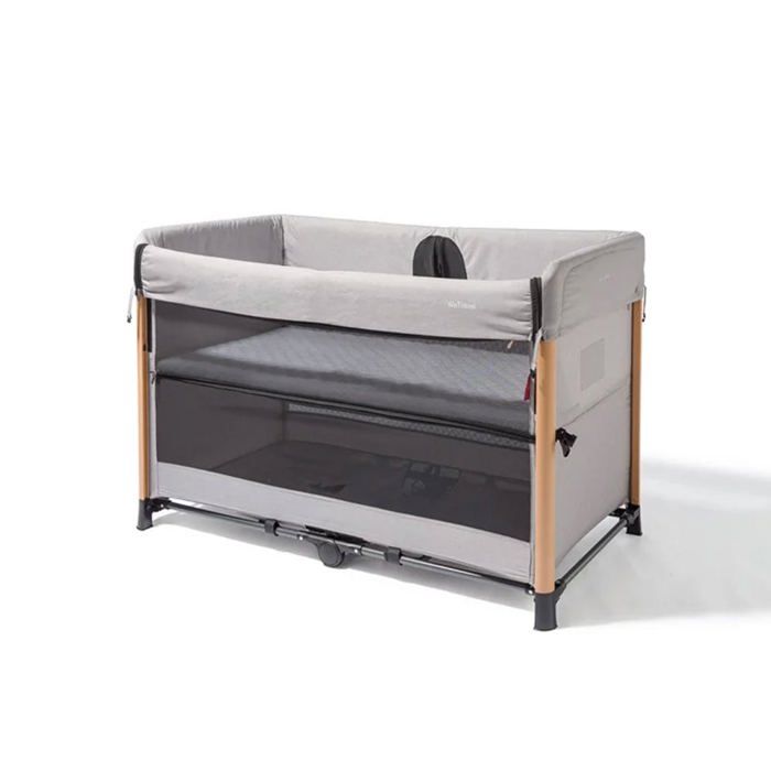 Lit de voyage cododo - William Kent 1733 - Cododo avec rehausse amovible - Matelas épais inclus 60x120x3 cm
