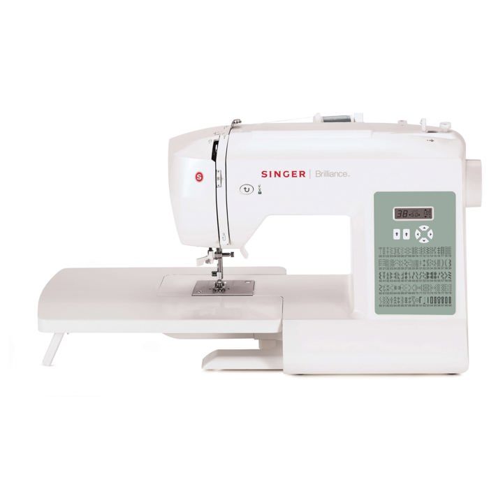 Machine à coudre SINGER 6199 Brilliance 110 points 6 boutonnières auto 750 ptsmin