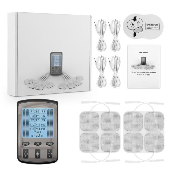 ILESTDG PowerFit - Électrostimulation Musculaire Portable Pour Abdos, Bras, Jambes - Perte Graisse Automatique