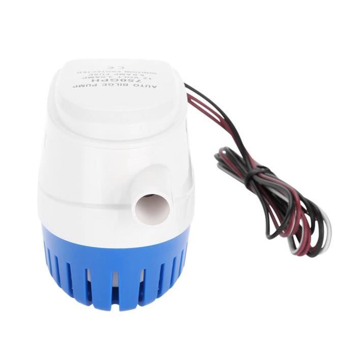Pompe électrique Portable 12V - Transfert Eau/huile/kérosène - Débit 30L/min - Câble 5m - Alliage Aluminium - Pour Remorque, Voiture - 4