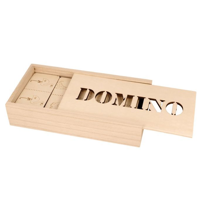 Dominos Jeu Supports Dominos En Bois - Lot De 4/8 Pour Mexican Train Et Autres Jeux Support Domino En Bois