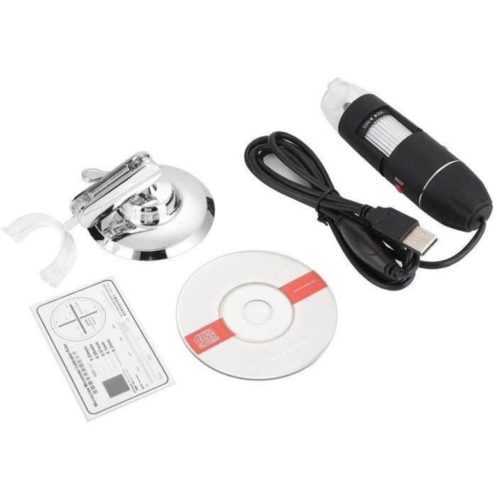 Microscope Numérique Portable Pour Enfants 500X - écran HD 2 Pouces, éclairage LED - Cadeau STEM 5-12 Ans