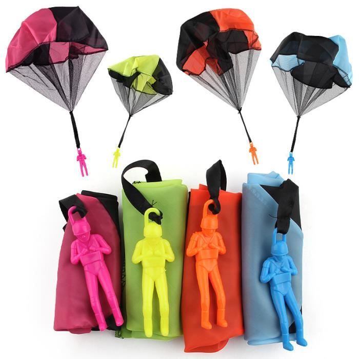 12 Jouets Parachute Soldats - Pour Jeux En Plein Air, Fêtes Et Activités Amusantes - Enfants Garçons Et Filles
