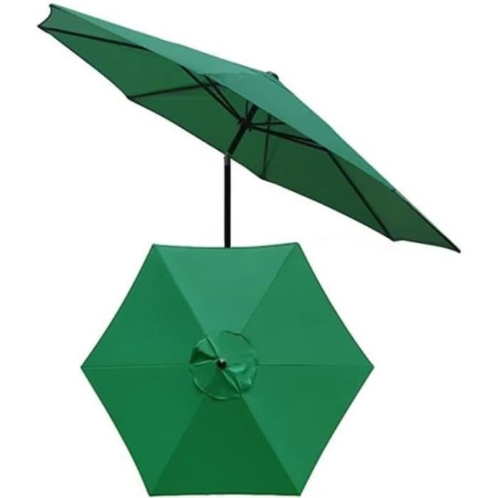 Toile Parasol Deporte Auvent De Rechange Pour Parasol De Jardin 6-8 Nervures, 2M, 2,7M, 3M