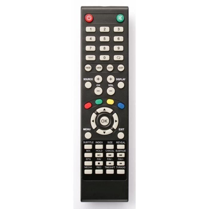 Télécommande Neuve Pour Téléviseur Polaroid TCS55U4KPR001 / TCS55U4KPR002 – Remplacement Original