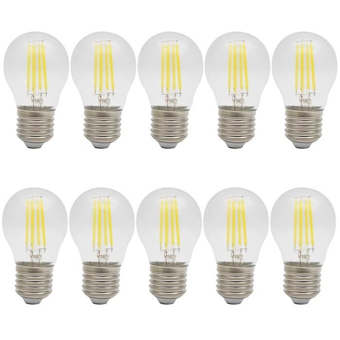 10X Ampoules LED E27 4W Edison Filament LED Ampoule Retro Économie d