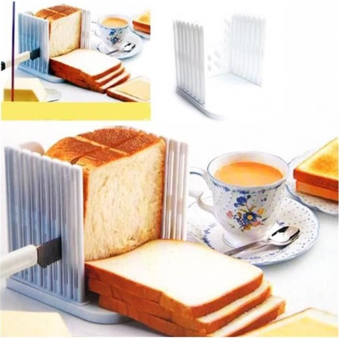 Planche Moule Tranche Pain Toast Accessoire Coupe Ustensile de Cuisine