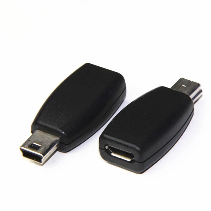 MINI USB MALE VERS MICRO USB FEMELLE Adaptateur Cdiscount Informatique