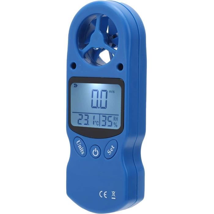 Anémomètre Portable LCD - Mesure Vitesse Vent Et Température, Pour Randonnée, Camping, Voile, Météo Amateur - 13