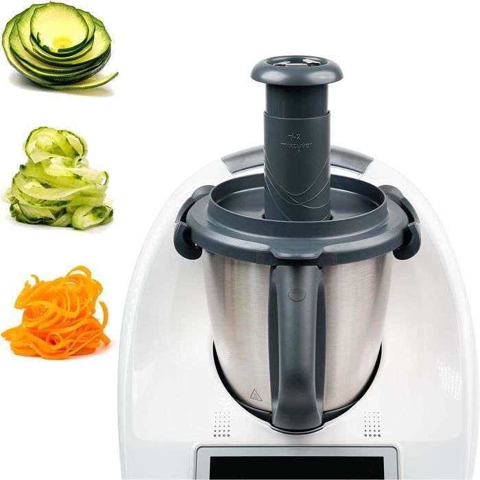 Coupe-spirales amélioré faire des nouilles de légumes compatible avec  Thermomix TM6 TM5, thermomix accessoire, faire facilement A174 - Cdiscount  Maison