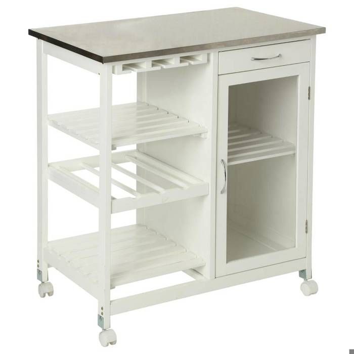 Desserte cuisine plateau inox Desserte cuisine plateau inox