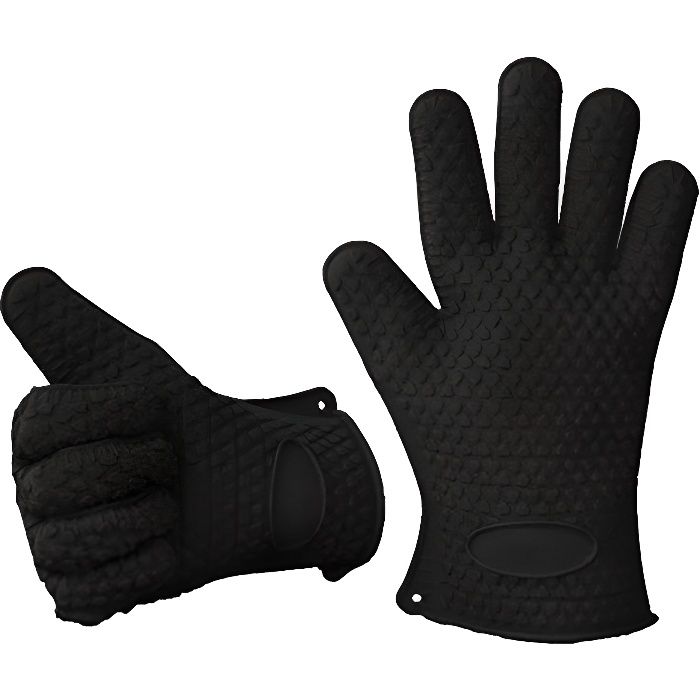 1 paire de gants de cuisson résistants à la chaleur, gants antidérapants en  silicone et en coton Gants de cuisson extra longs pour la cuisson, le  grillage, la cuisson