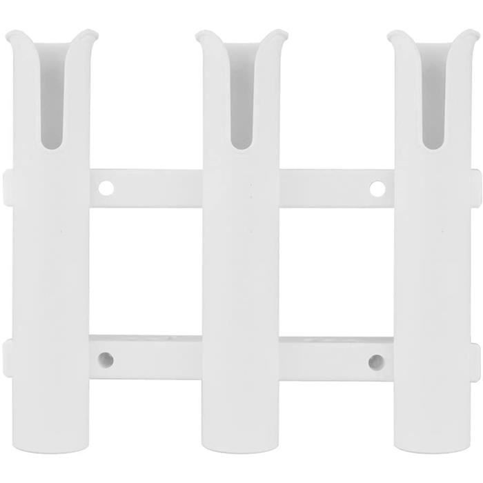 Porte-Cannes Pêche Oshhni - Seau 4 Trous Acier Inoxydable - Pour Bateau/Kayak - 43x27.5x5cm
