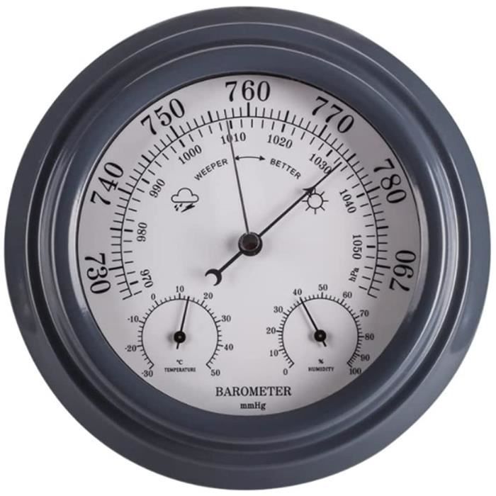 Station Météo Thermomètre Baromètre Hygromètre – Indicateur Humidité Terre 87