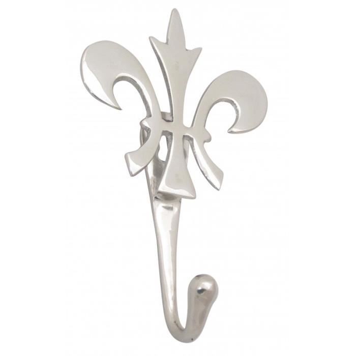 ANCIEN PORTE MANTEAU 1 patere FLEUR DE LYS 