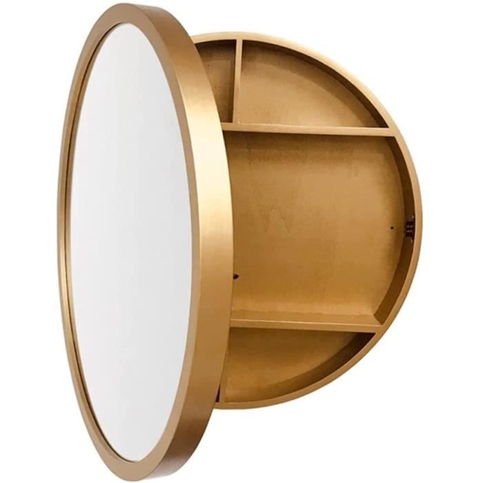 Armoires avec miroir Armoire De Salle De Bain Armoire De Toilette Ronde