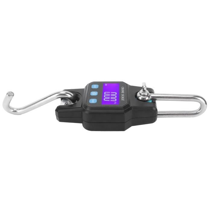 Balance Électronique Portable Firschoie 50 Kg - Balance à Grue Avec LCD Rétroéclairé Pour Voyage, Pêche Et Extérieur