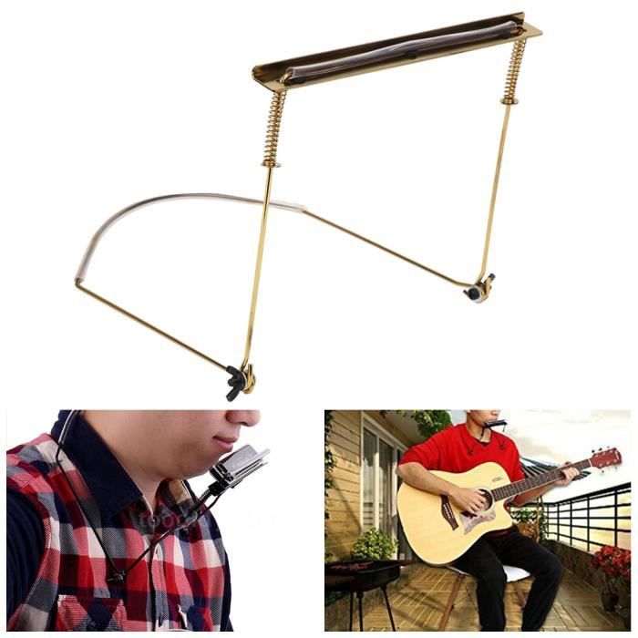 Support réglable pour tour de cou 24 trous 10 trous Harmonica 