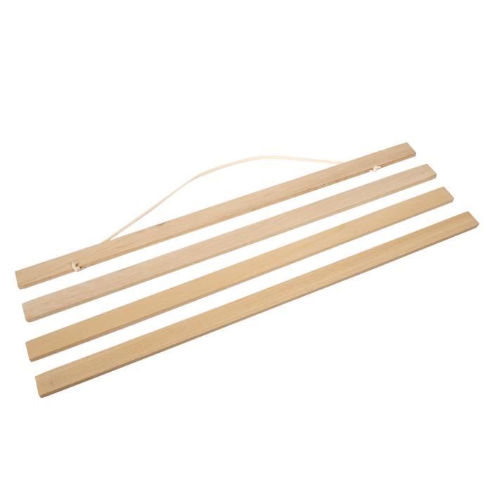 Molyorch 2 Pièces Cadre Magnétique de Photo en Bois, Cadre Photo en Bois Magnétique, Magnétique Affiche Cintre pour accrocher des photos, des peintures (21cm