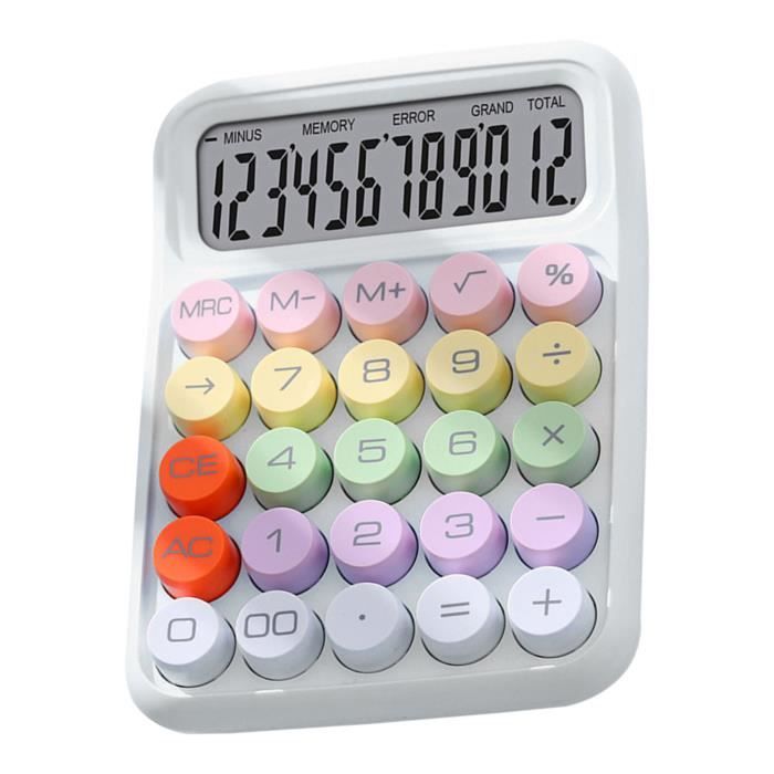 Cal R0m ROM Calculatrice À Interrupteur Mécanique Calculatrice Colorée ...