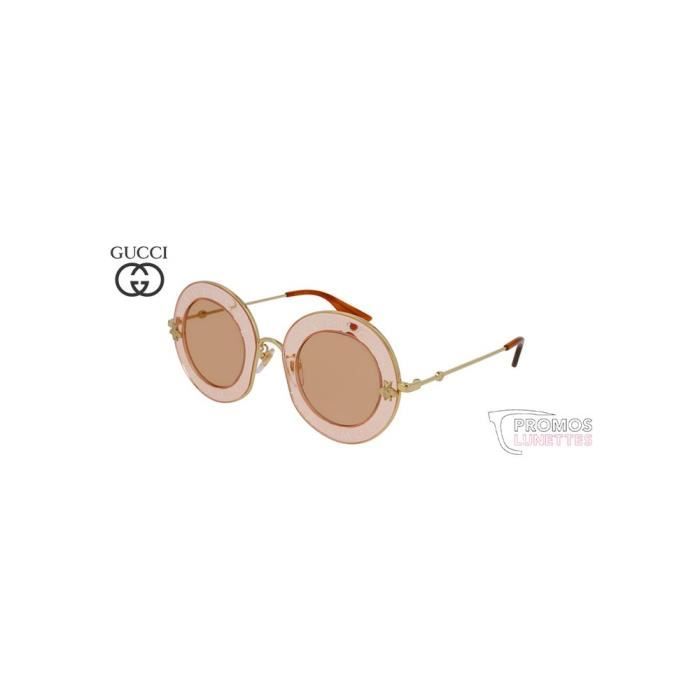 Lunettes de soleil Gucci L'aveugle par amour GG0113S-004 - Achat / Vente  lunettes de soleil Femme - Cdiscount