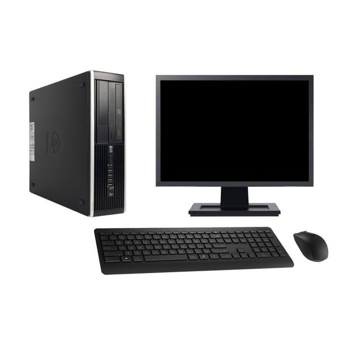 PC HP 8300 SFF Ecran 27 Intel i3-2120 RAM 8Go Disque 500Go Windows 10 Wifi - Hewlett packard