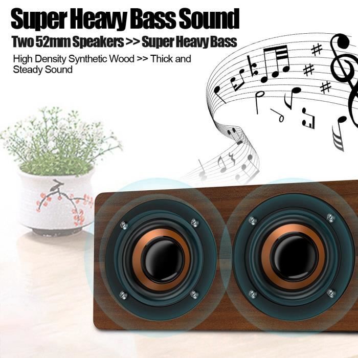 Mini Enceinte Radio Portable Gadpiparty - Bluetooth Avec LED Multicolore - Haut-parleur Pour Smartphone