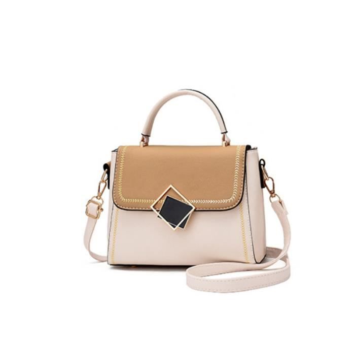 SAC A MAIN Femme - Le nouveau mode Sac bandouli?�re sauvage - blanc AI�?� - Cdiscount Bagagerie 