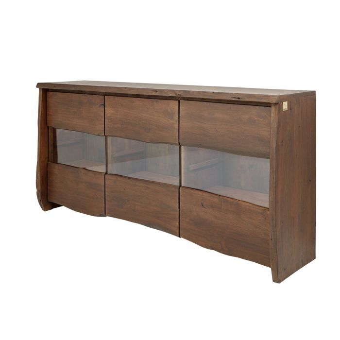 Buffet bas PURE ACACIA #808 brun 191x45x96 cm (BxTxH) bois massif