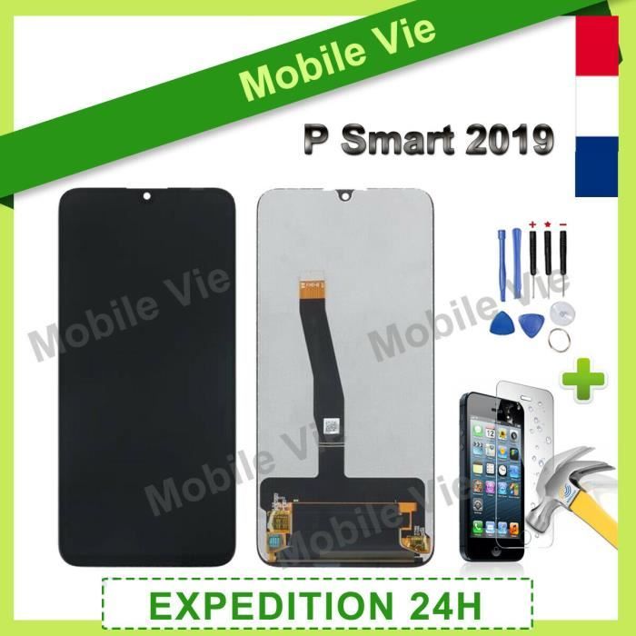 Écran Complet (Vitre Tactile + LCD) Pour Huawei Psmart 2020 6.21" - Noir - Neuf