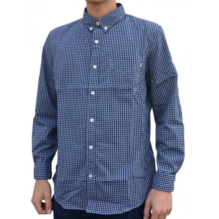TIMBERLAND - Timberland Ls Snck Rv Strt Chemise Homme Bleu Bleu ... TIMBERLAND - Timberland Ls Snck Rv Strt Chemise Homme Bleu Bleu ...