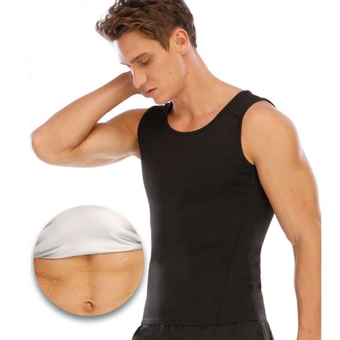 Débardeur Sudation Homme – Gilet Sauna Minceur Fitness 2XL/3XL – Brûle-Calories, Transpiration Intense Pour Perte De Poids