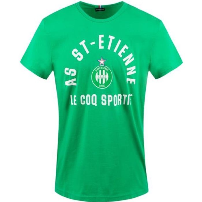 T-shirt AS Saint-Etienne fan n°1 - LE COQ SPORTIF - vert - XL - Football - Homme